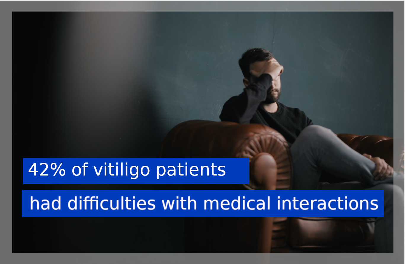 vitiligo patients difficulty
